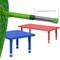 Emma and Oliver 33" Round Plastic Height Adjustable Activity Table